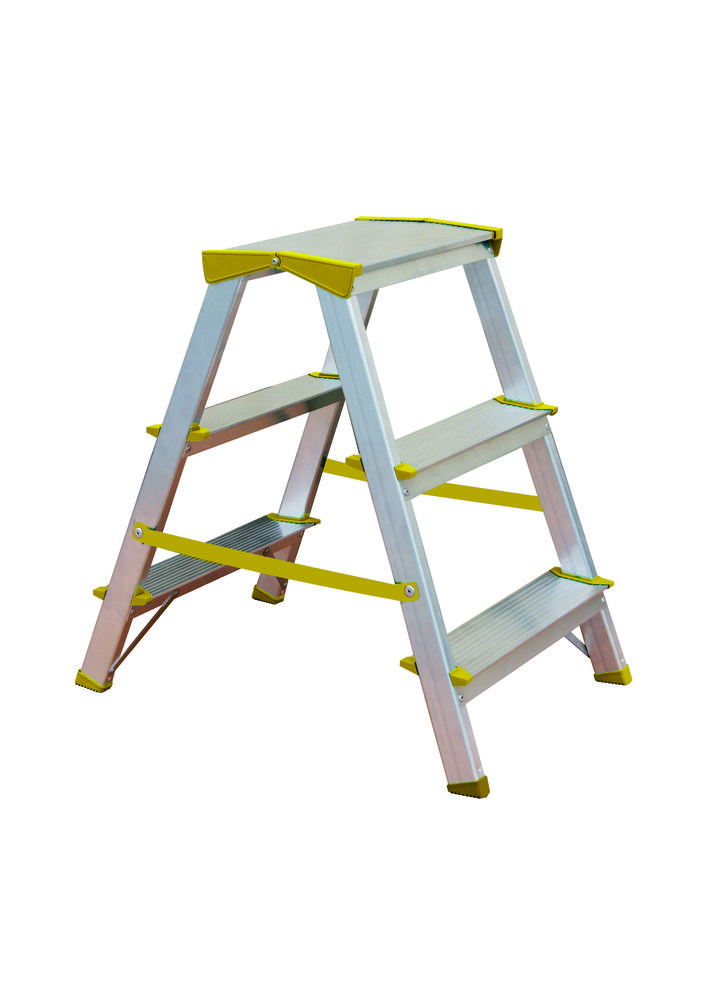 Schůdky oboustranné hliníkové EUROSTYL se zámkem