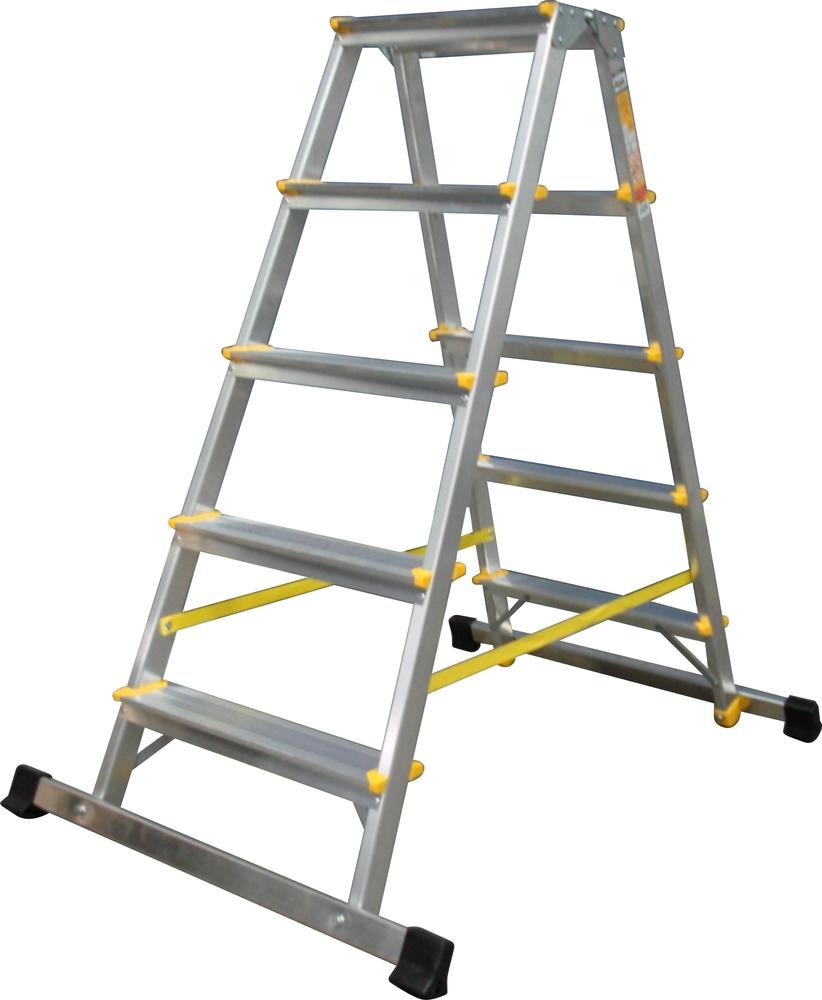 Schůdky oboustranné hliníkové EUROSTYL se stabilizátorem